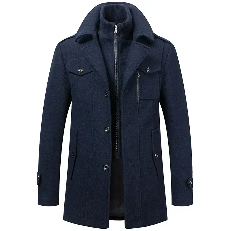 Cárdigan Lana Táctica Hombre – Invierno Outdoor Manga Larga