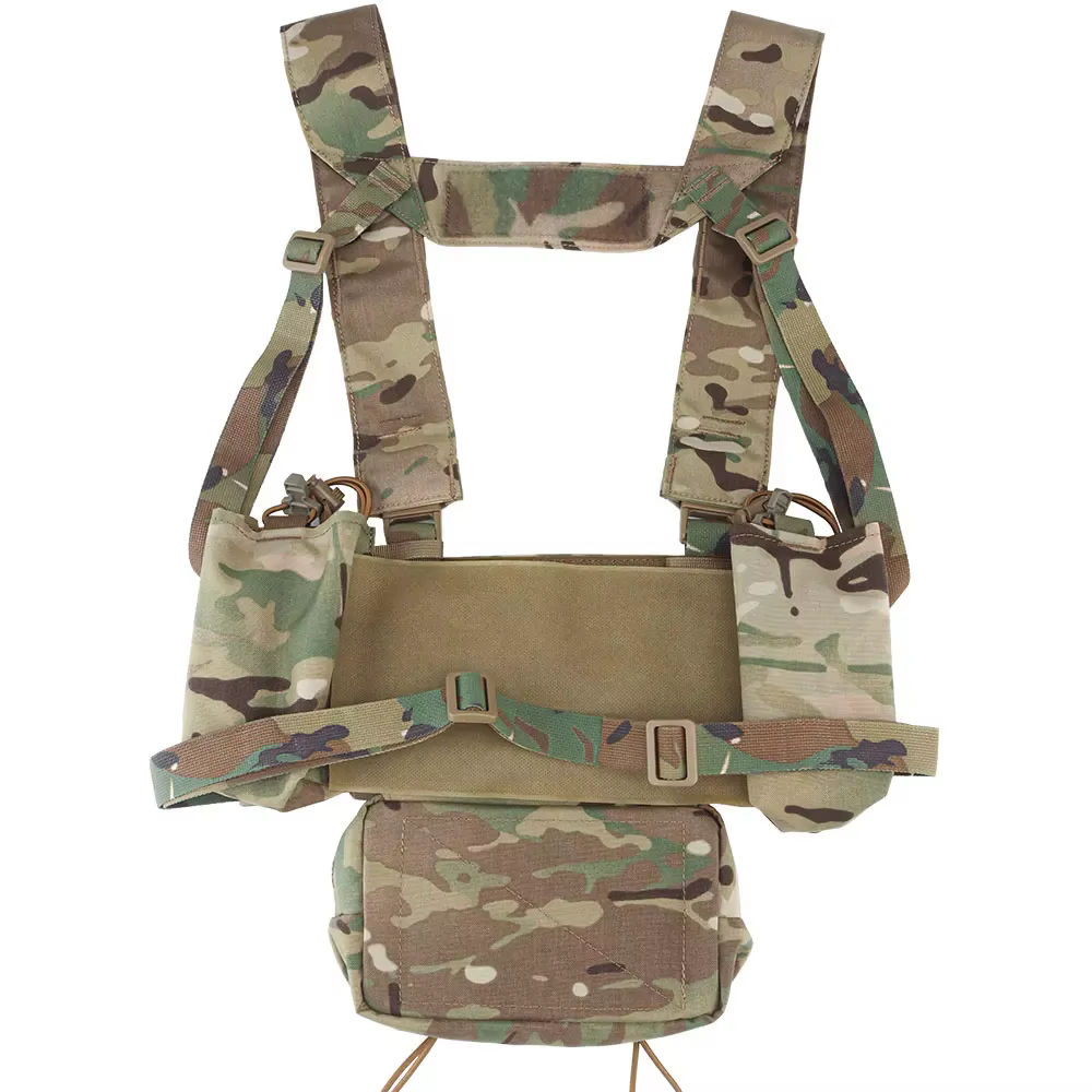 Aparejo pecho táctico MOLLE porta revistas 5,56/7,62 con arnés