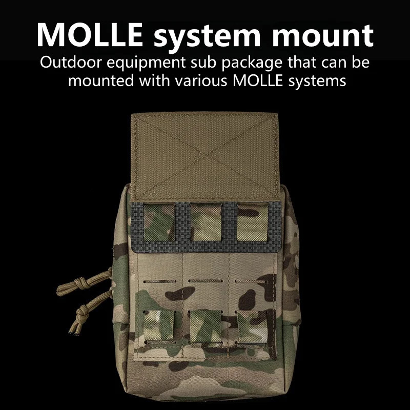 Panel MOLLE inferior modular para chalecos y mochilas tácticas - imagen 4