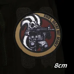 Parche táctico velcro ardilla guerrera – Moral militar mochila