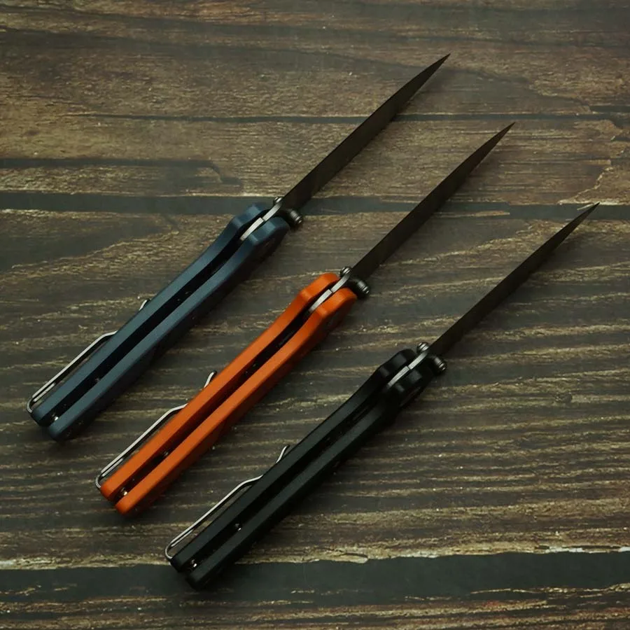 Navaja plegable JR4545 EDC 14C28N, hoja real G10 para camping