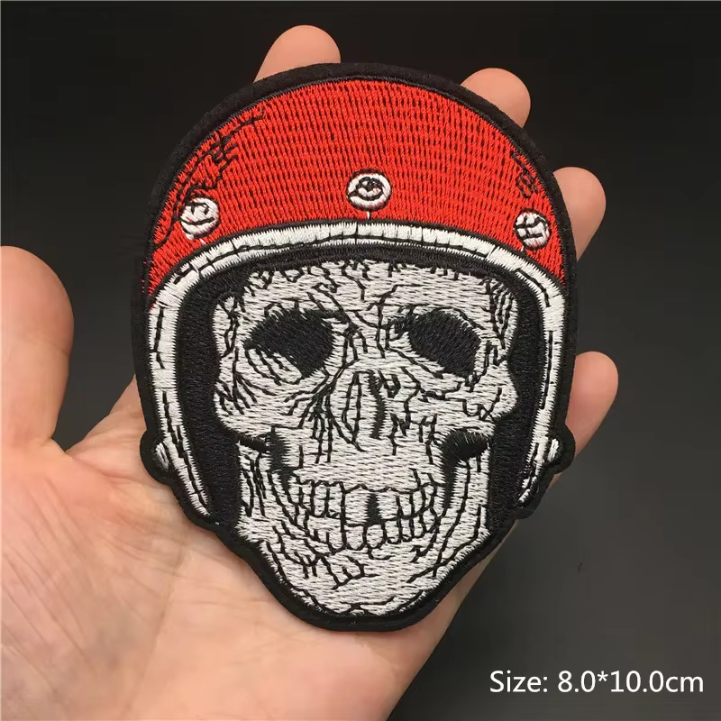 Parche táctico bordado calavera fantasma – Para mochila o chaleco - imagen 4