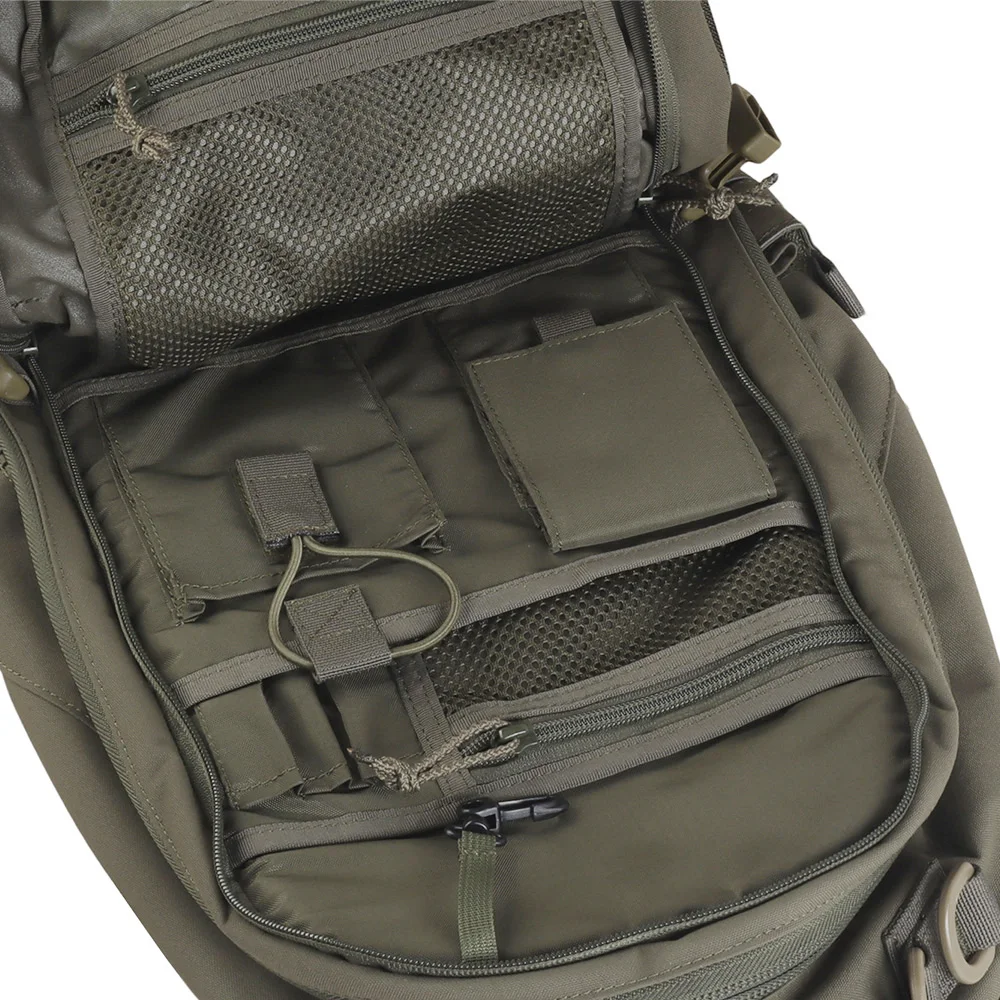 Mochila táctica MOLLE para portátil con bolsa de agua - imagen 3