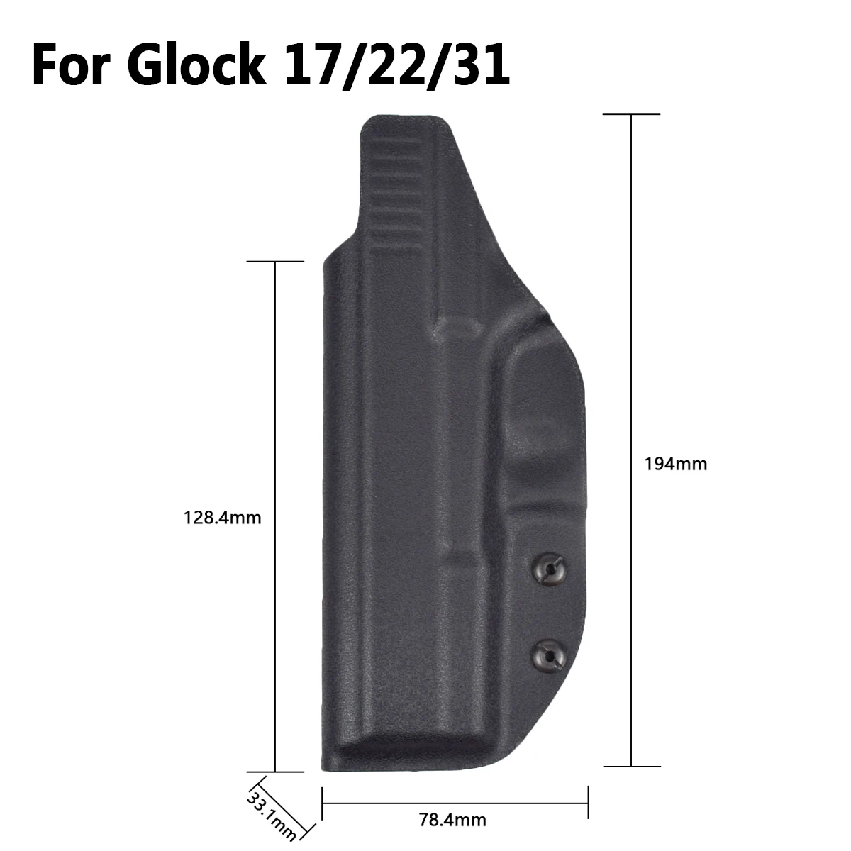 Funda táctica Kydex IWB para Glock y pistolas Sig Sauer - imagen 5