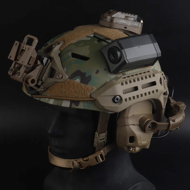 Casco táctico MK Airsoft transpirable camouflage