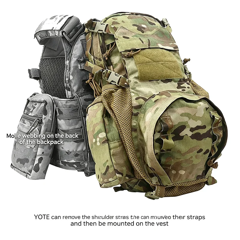 Mochila táctica modular EI YOTE BTAP MOLLE para airsoft y caza