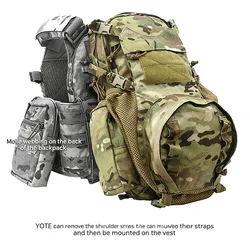 Mochila táctica modular EI YOTE BTAP MOLLE para airsoft y caza