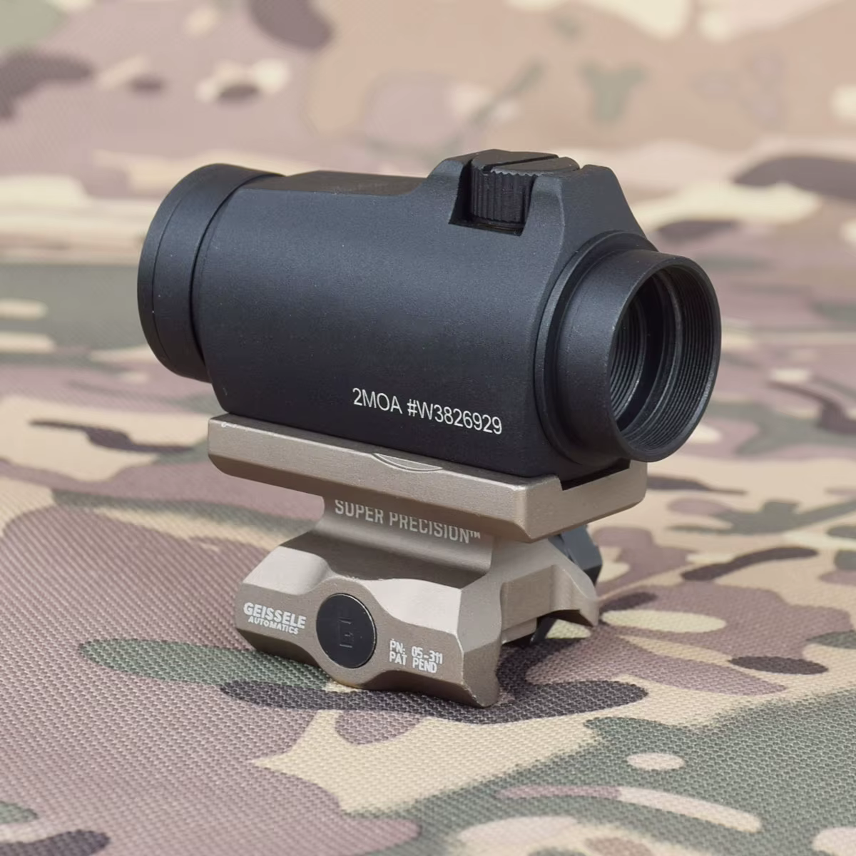 Mira Punto Rojo GEISSELE Riel Picatinny – Táctica Airsoft - imagen 3