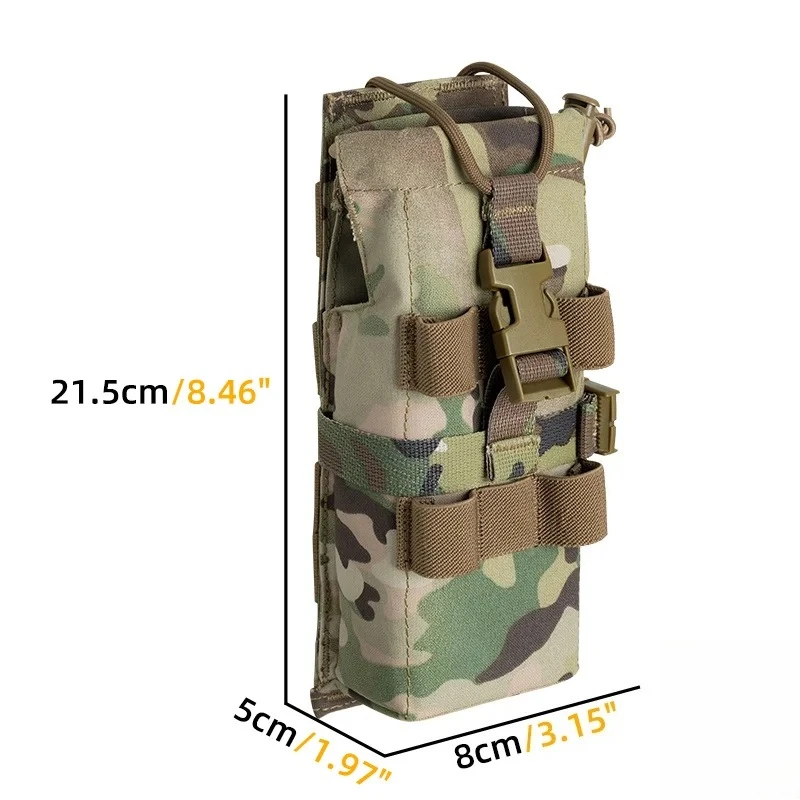 Bolsa radio táctica PRC148/152 con soporte MOLLE MBTR y lateral