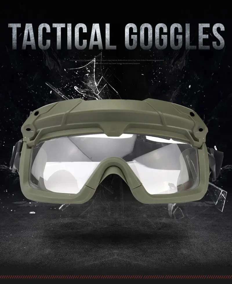 Gafas tácticas con diseño envolvente