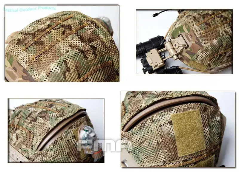 FMA funda casco táctico con malla transpirable AF/CP - imagen 2