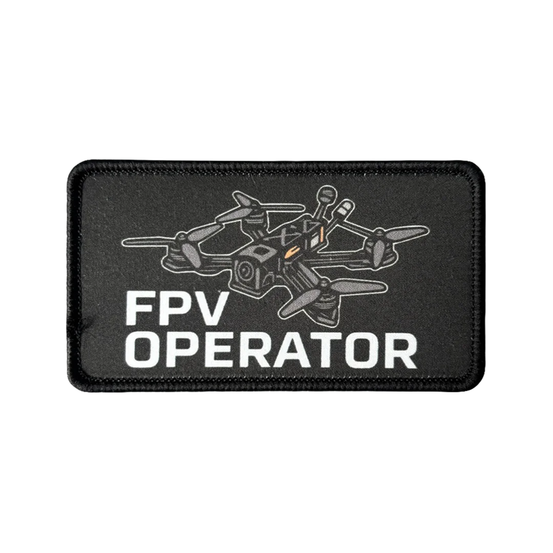 Parche FPV táctico con velcro gancho y bucle para brazalete - imagen 4