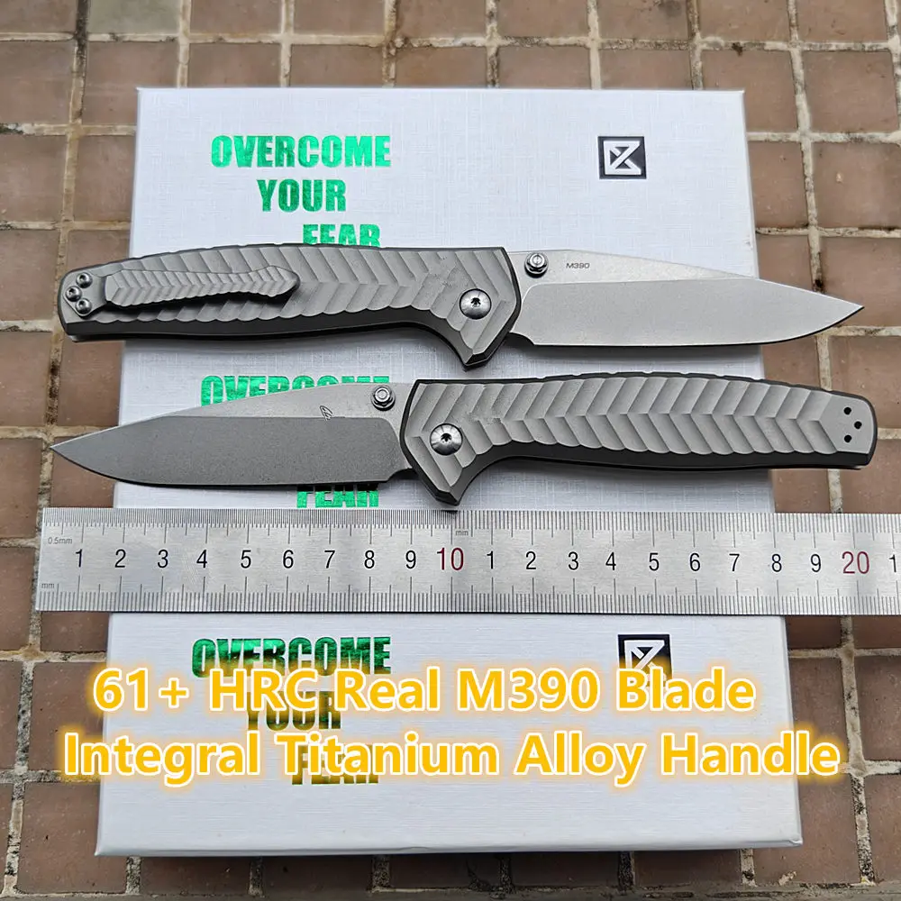 Overcome Anthem 781 cuchillo táctico mango titanio M390 cerámica - imagen 5