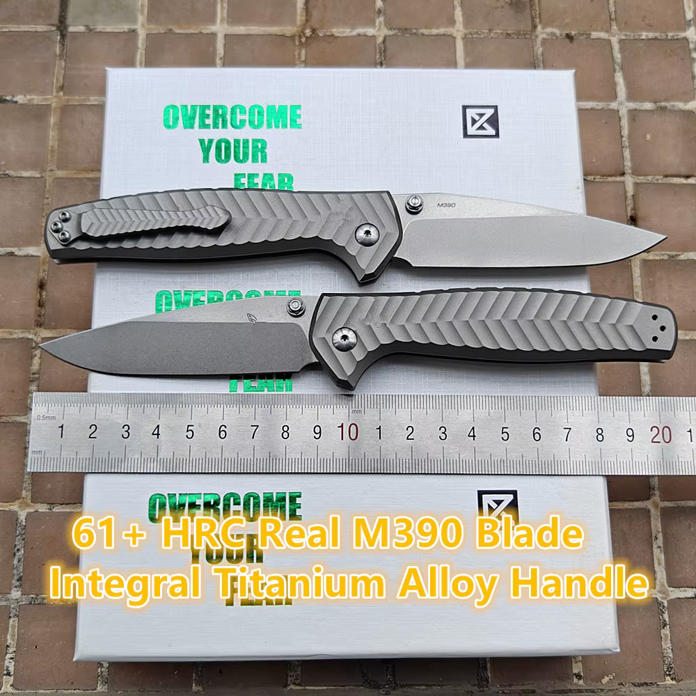 Overcome Anthem 781 cuchillo táctico mango titanio M390 cerámica - imagen 5