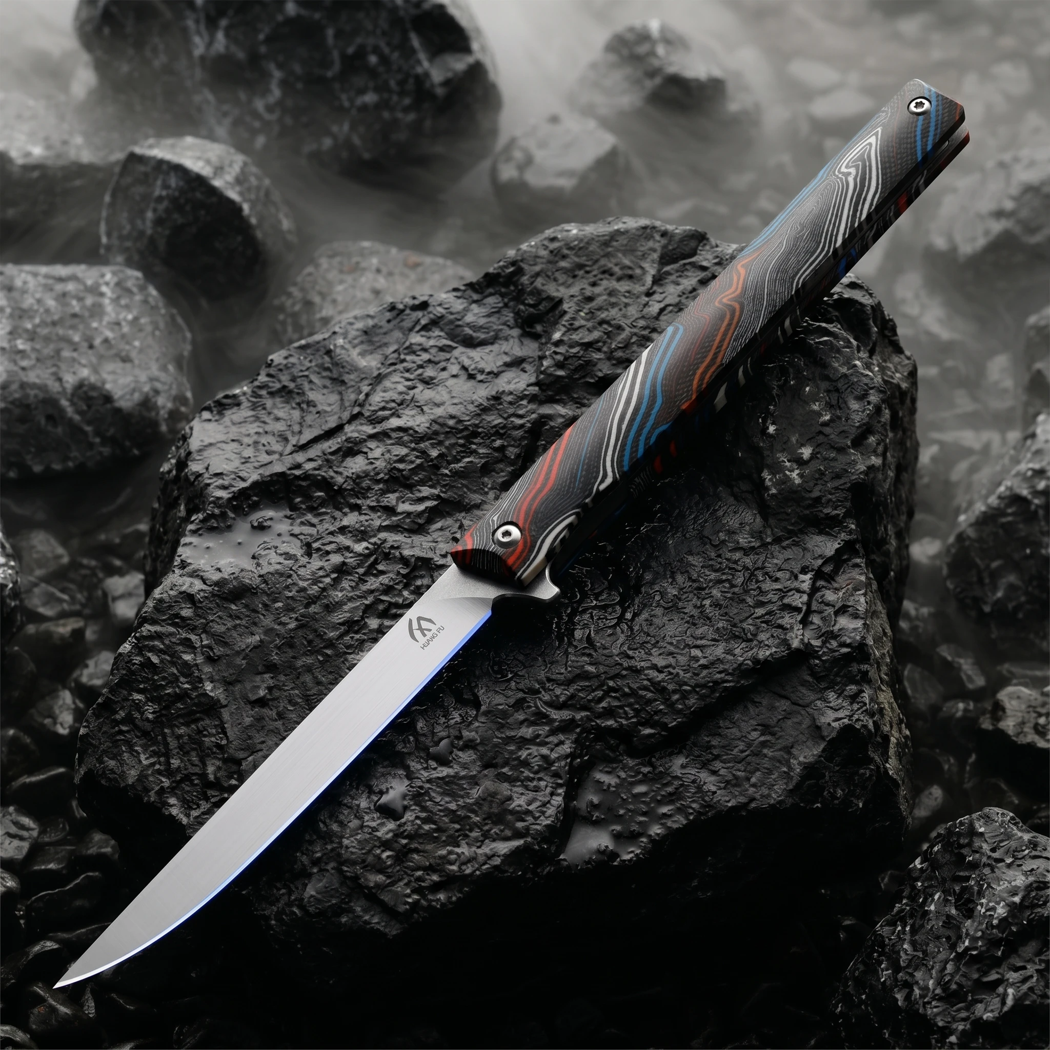 Cuchillo plegable táctico G10 multifunción para al aire libre EDC - imagen 3