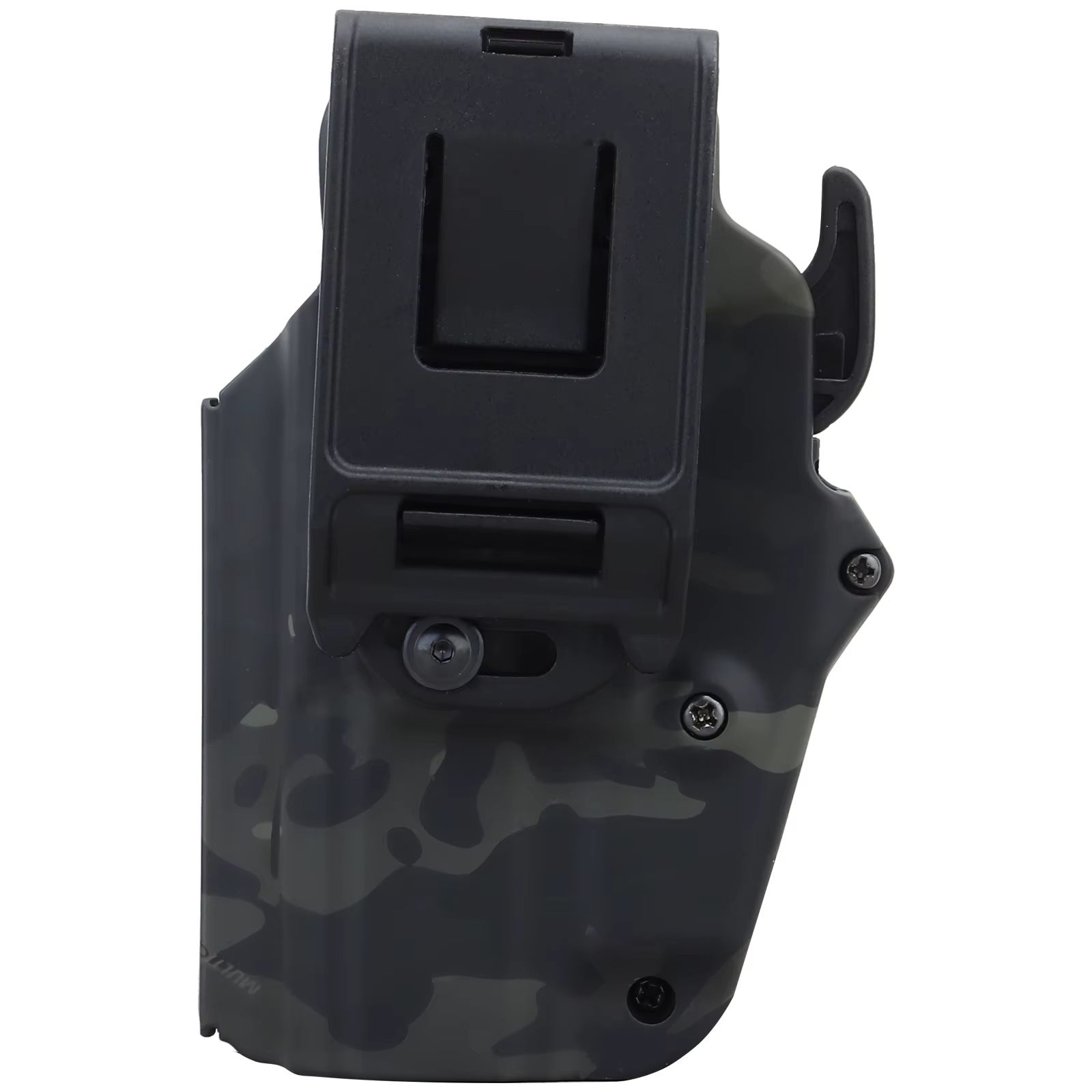 Funda colocada en posición de tiro