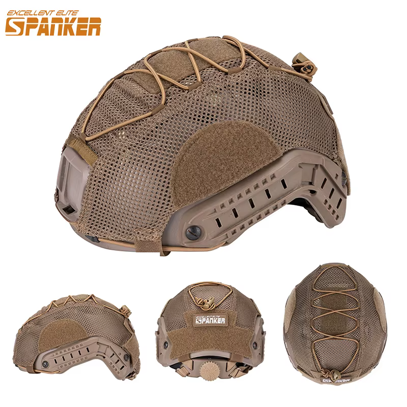 Funda casco táctico MOLLE para Airsoft y paintball