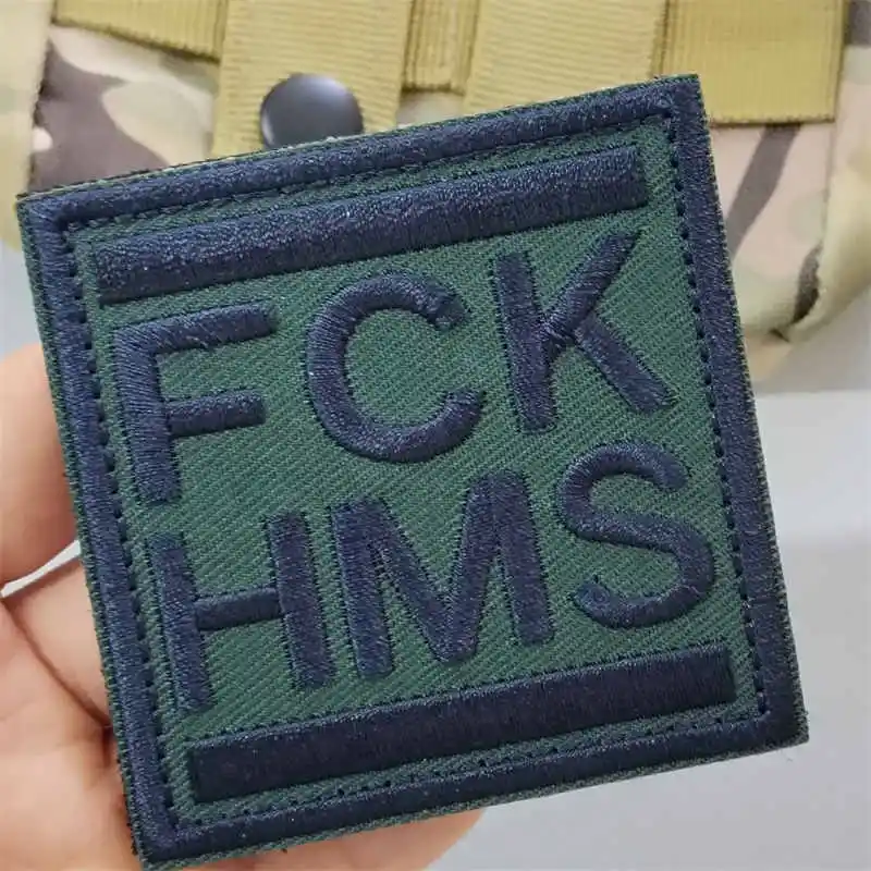 Parche bordado con insignia táctica