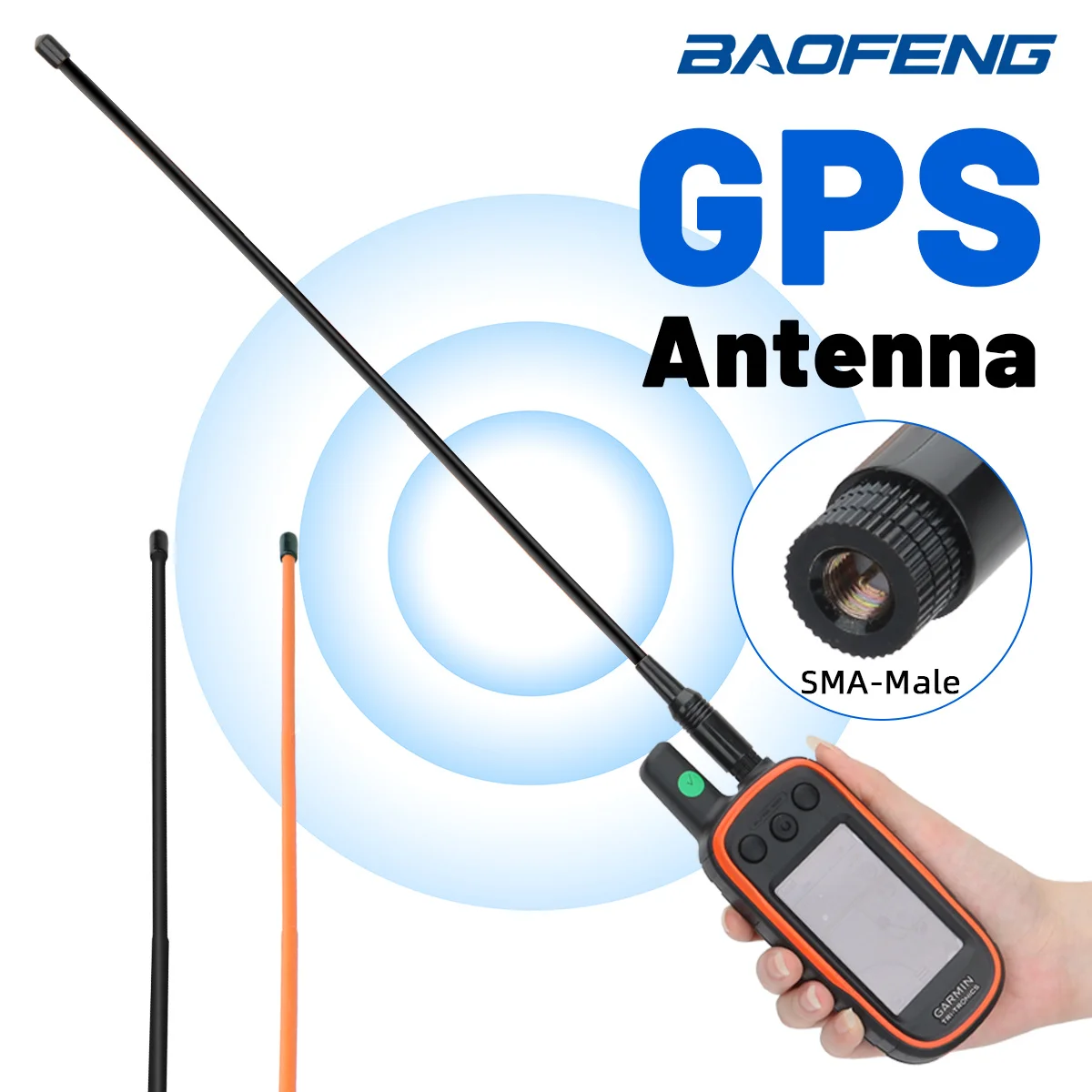 Antena GPS 771 SMA-M macho alta ganancia para Garmin - imagen 3