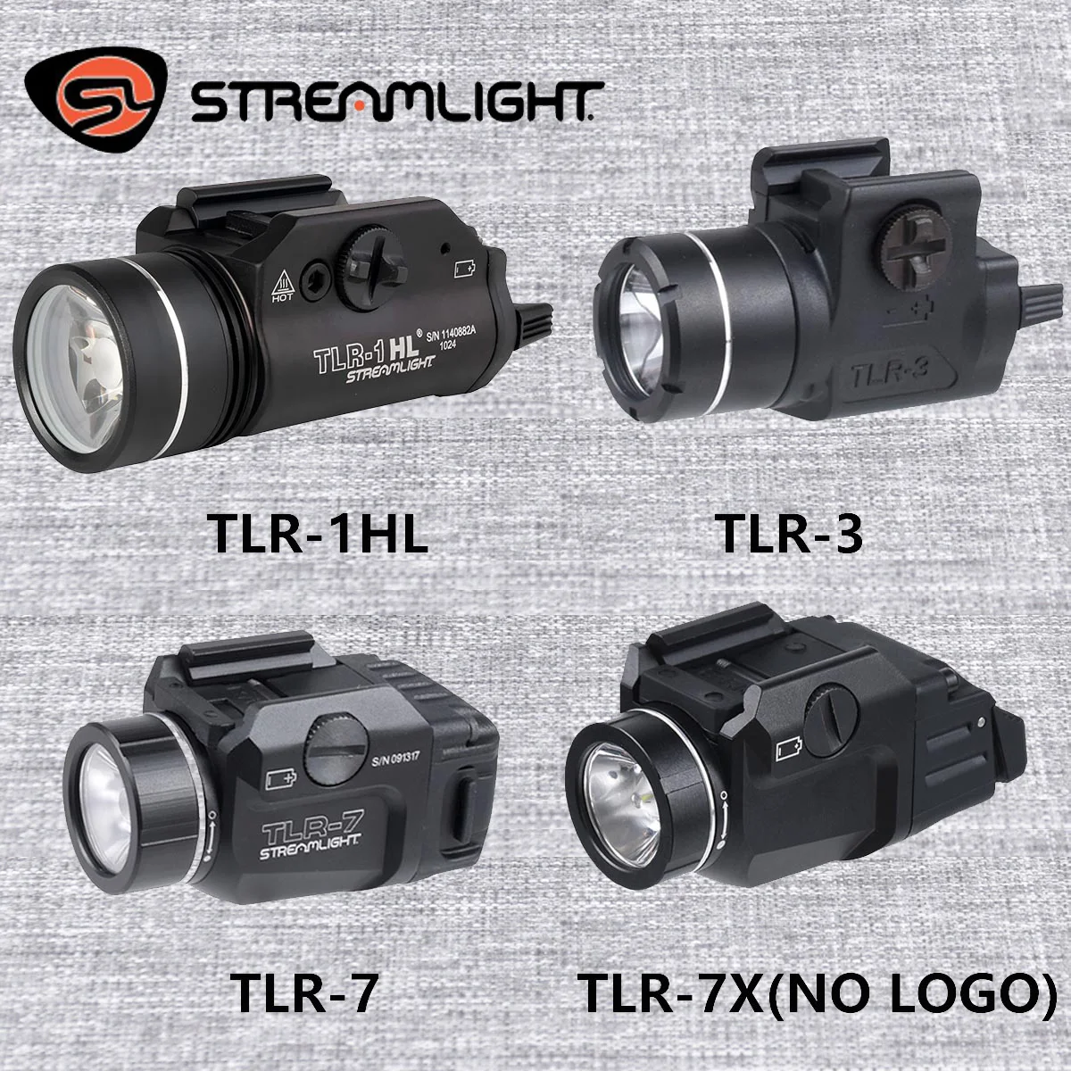 Streamlight TLR-1HL linterna táctica para pistola airsoft Glock - imagen 2