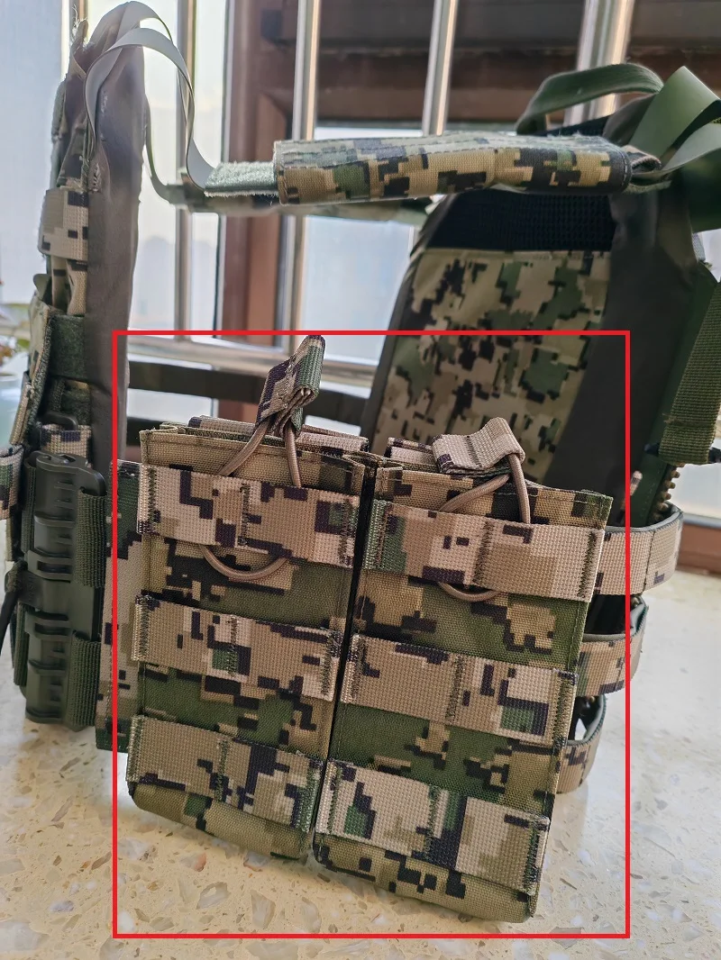 Bolsa táctica antiinfrarrojos doble para cargadores - imagen 2