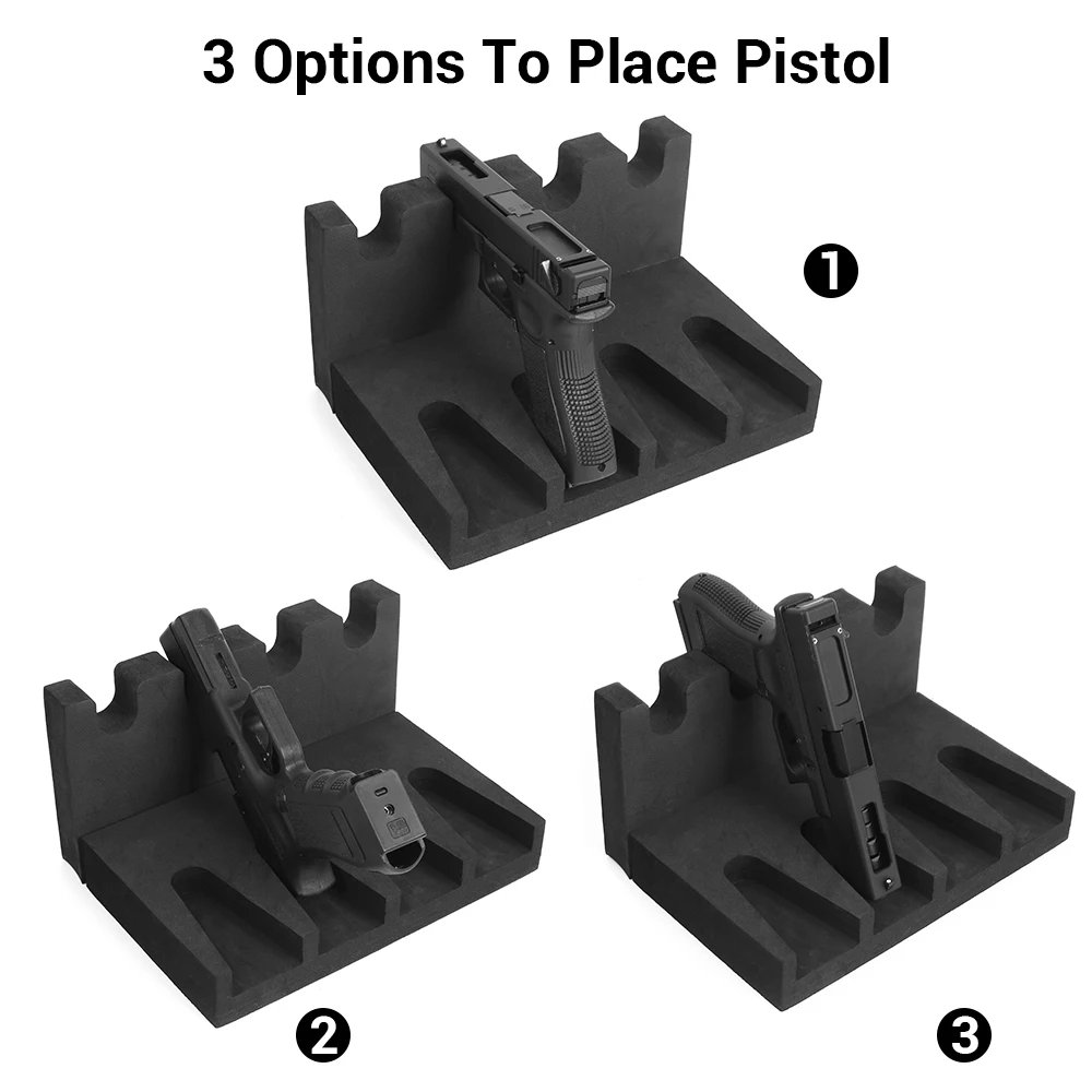 Soporte táctico para pistolas con espuma EVA para armero - imagen 2