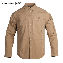 Camiseta táctica Emersongear Persecutor manga larga azul hombre