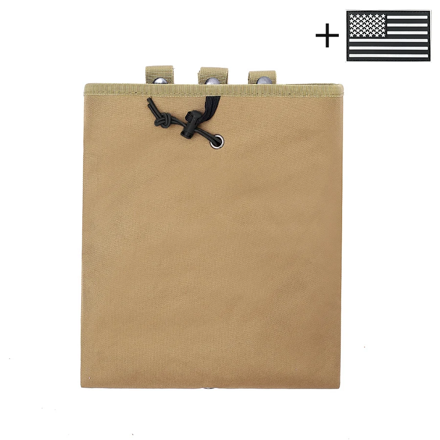 Bolsa de almacenamiento táctica plegable con cierre de cordón exterior - imagen 5