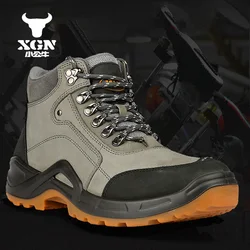 XGN Botas Tácticas Impermeables – Piel de Vaca Desert Trekking Hombre