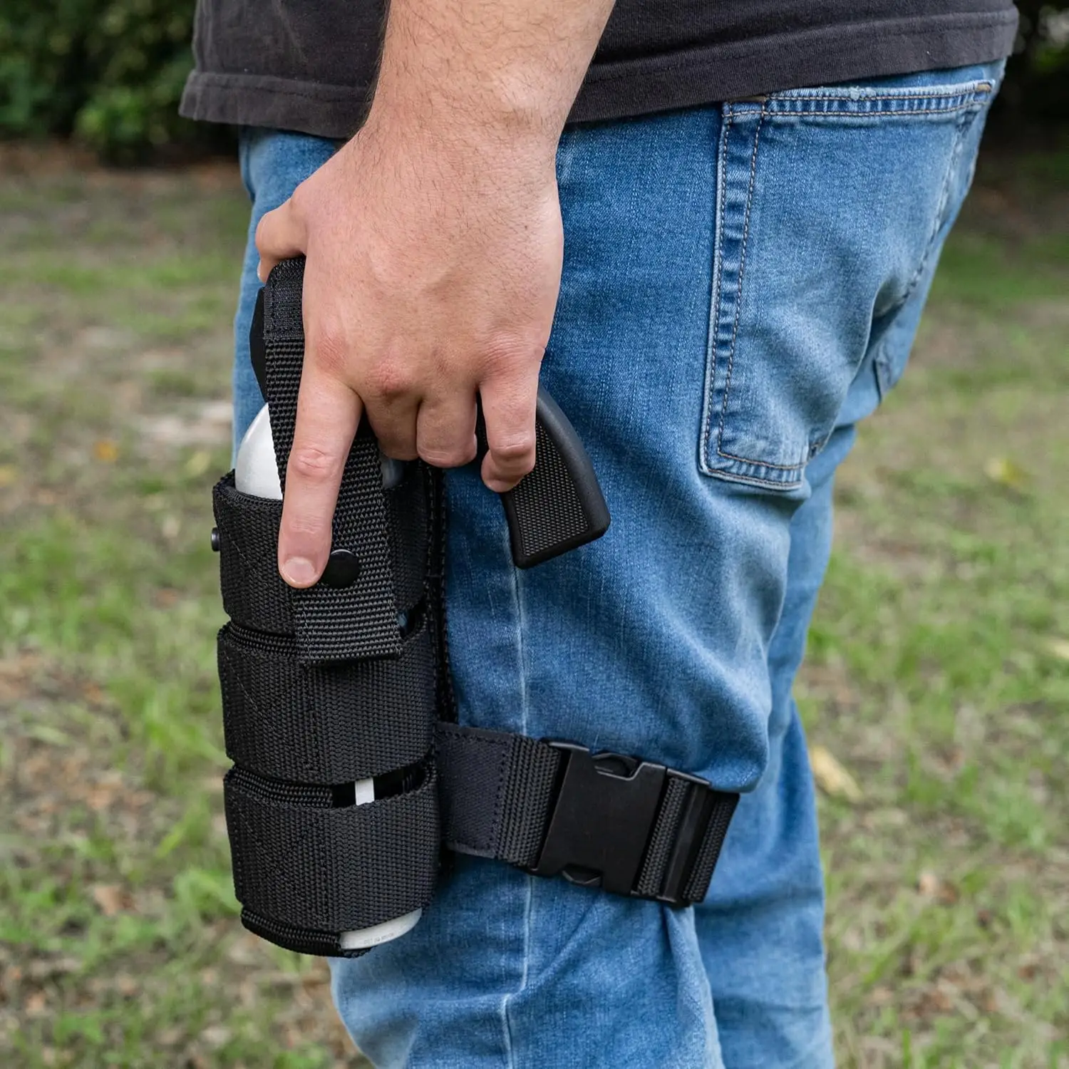 Funda muslo MK9 ambidiestra extintor táctico - imagen 4