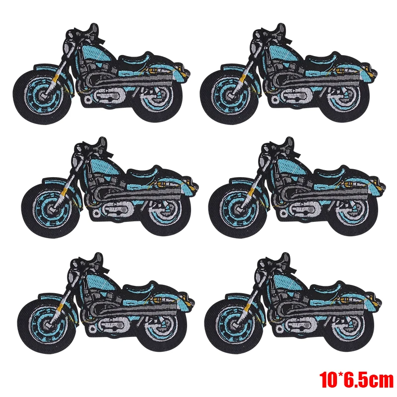 Parches bordados de motocicleta termoadhesivos para ropa y mochilas - imagen 4