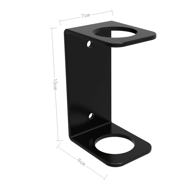 Soporte de barra instalado en pared de gimnasio casero