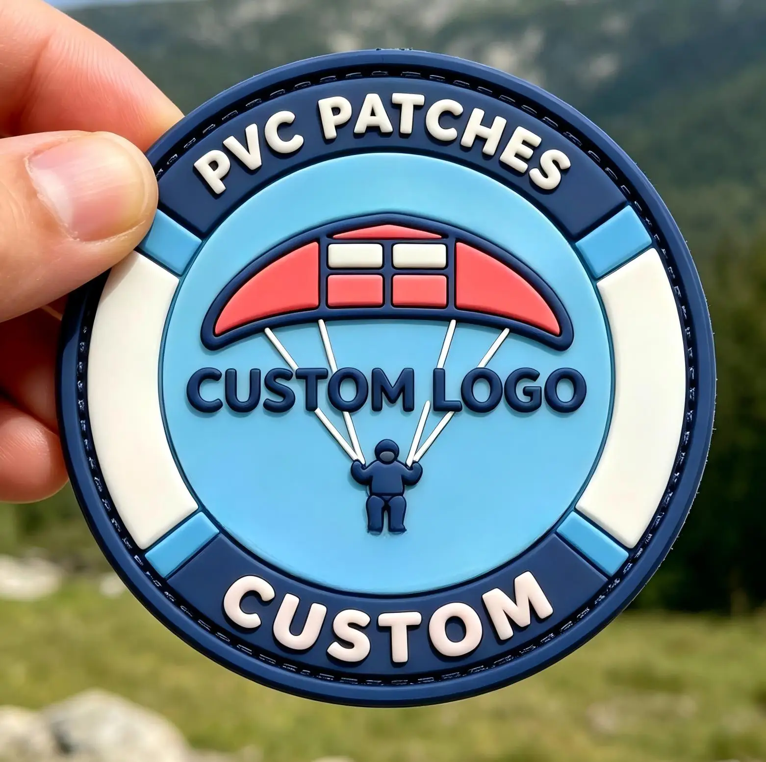 Parche 3D PVC termoadhesivo personalizable para uniforme táctico - imagen 4