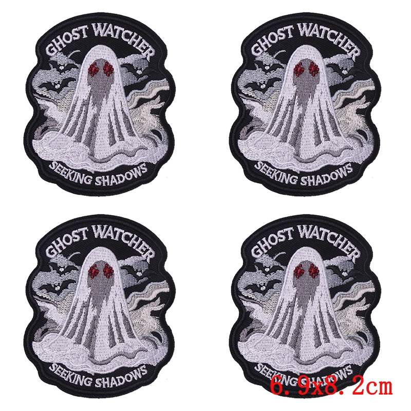 Parches bordados termoadhesivos de Halloween para ropa y mochilas - imagen 4