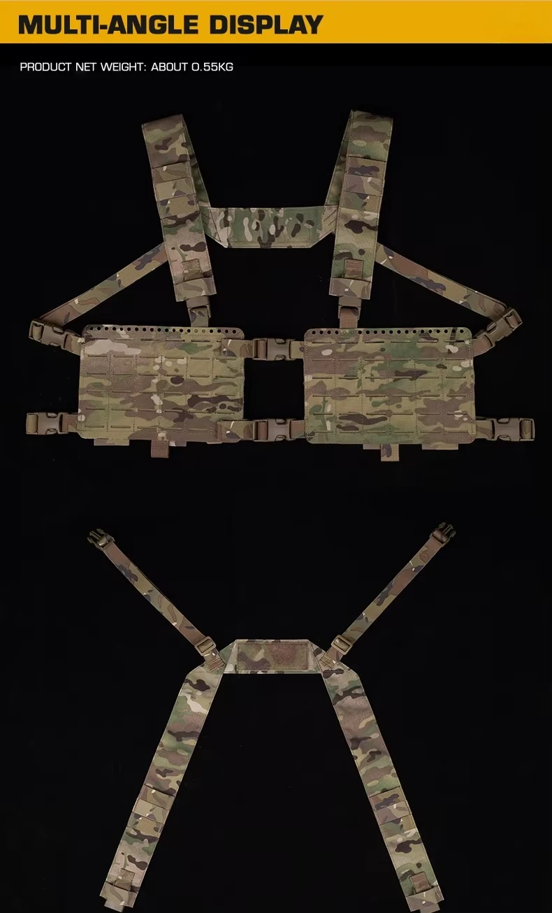 Detalle del sistema MOLLERegistro de correas MOLLE en detalle