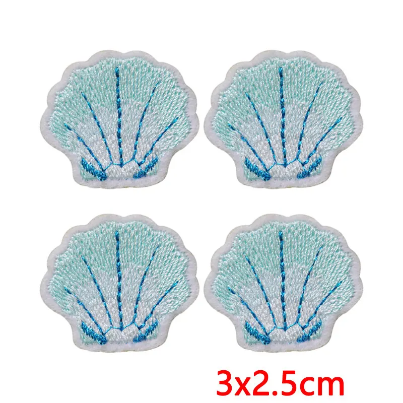 Parche termoadhesivo bordado lazo y estrella de mar para coser - imagen 3
