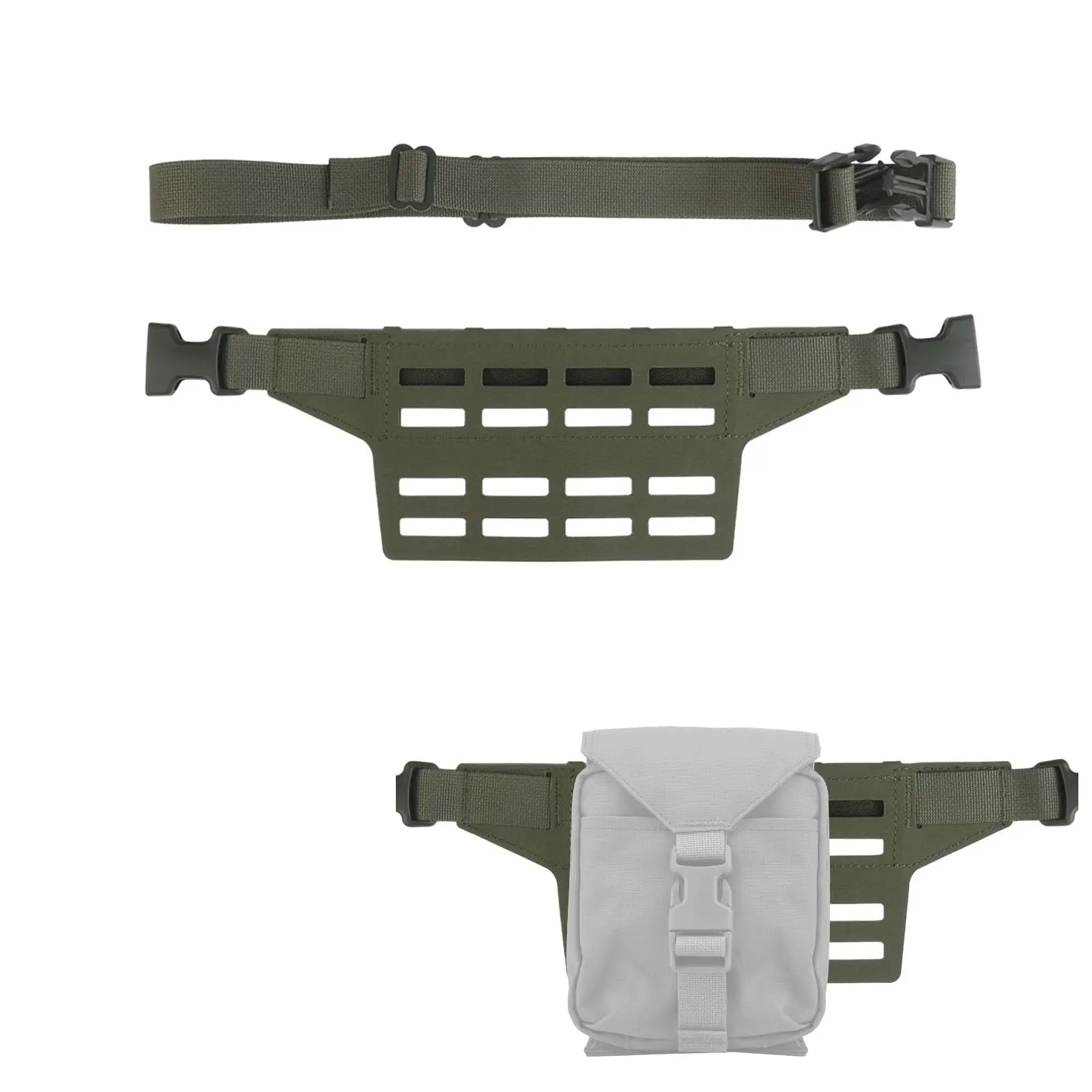 Bolsa porta cargadores Molle táctica para bandolera riñonera Airsoft - imagen 5