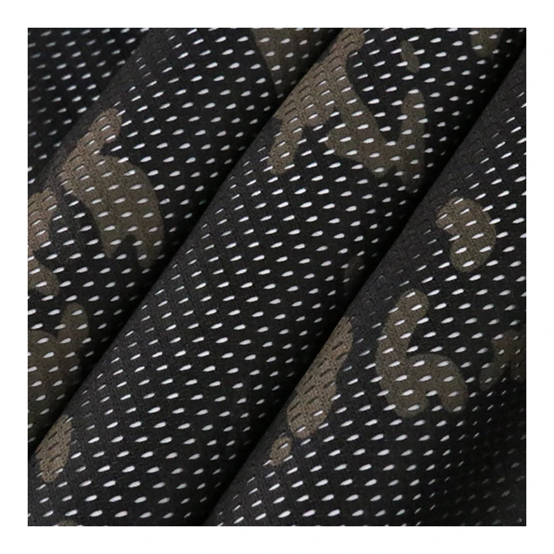 Tela táctica camuflada de malla tricot para confección - imagen 2