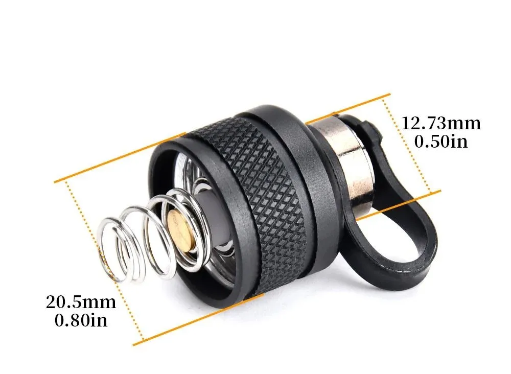 Tapa trasera metálica para Surefire DS00 y mando de presión doble función