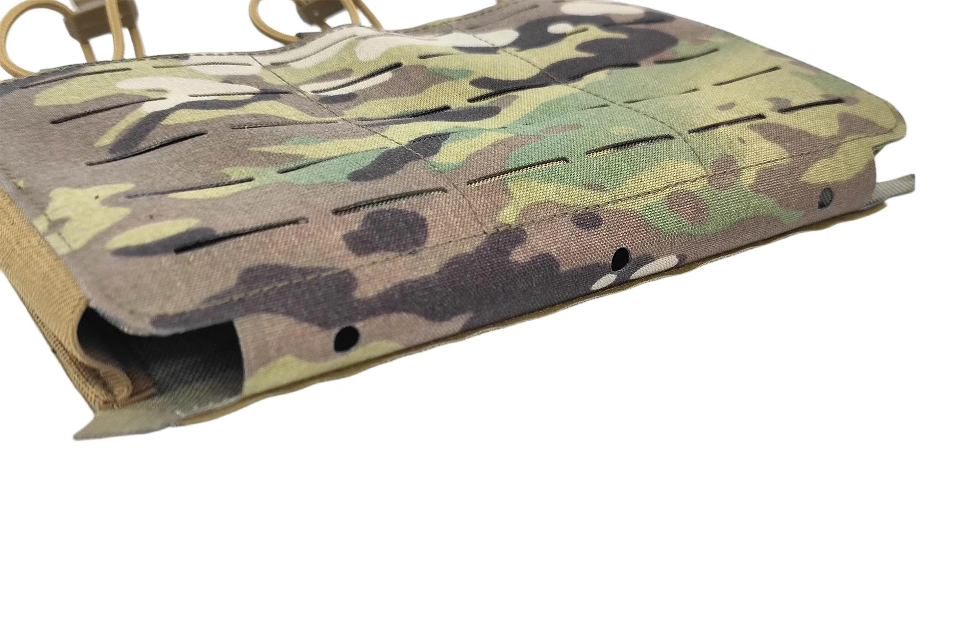 Chaleco táctico outdoor con panel frontal triple y bolsillo canguro - imagen 3