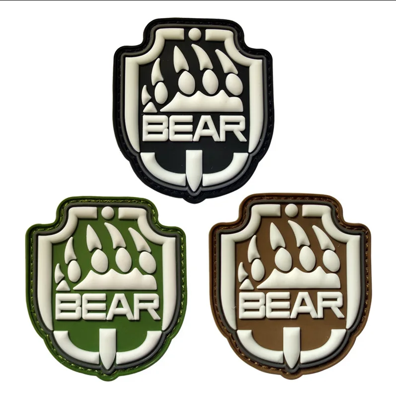 Parche táctico Escape de Tarkov USEC BEAR PVC 3D nocturno velcro - imagen 2