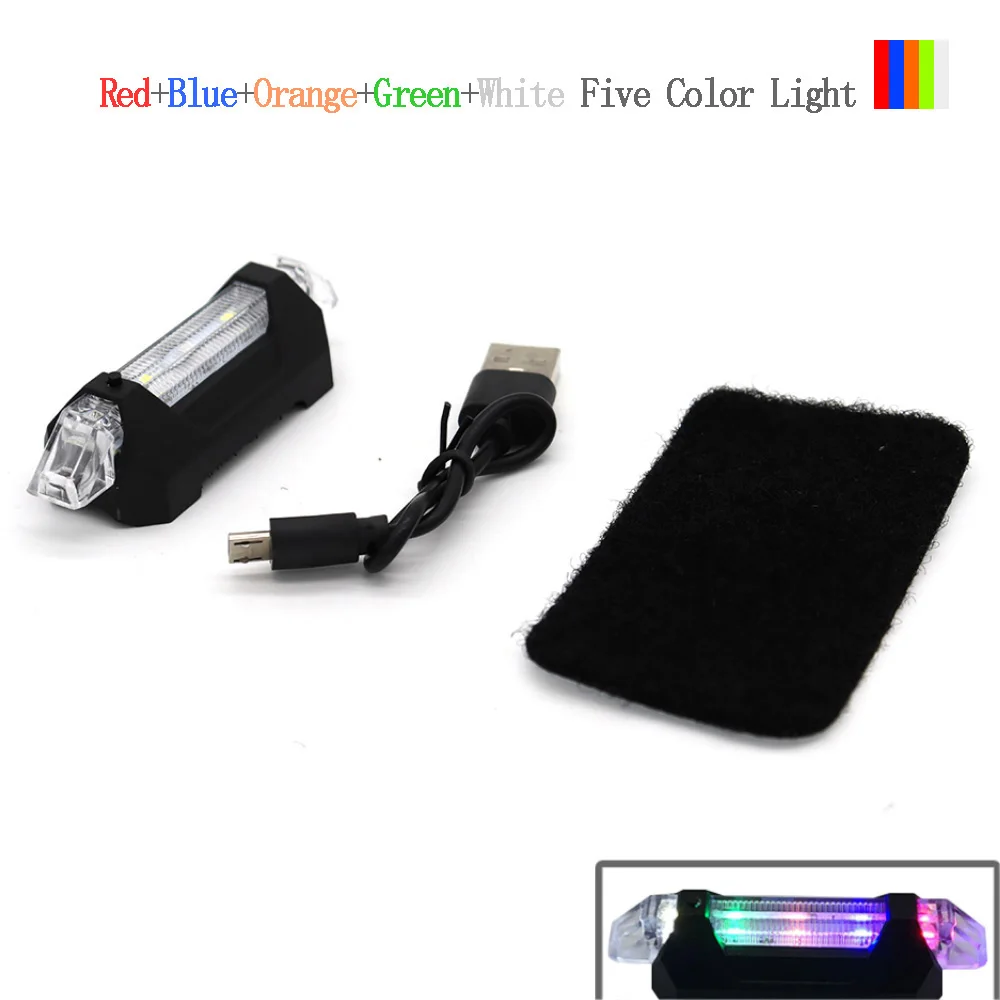 VULPO Luz táctica casco recargable USB intermitente ciclismo - imagen 5
