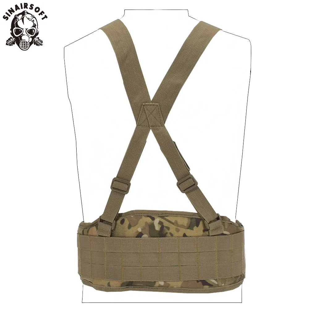 Detalle del sistema Molle para accesorios