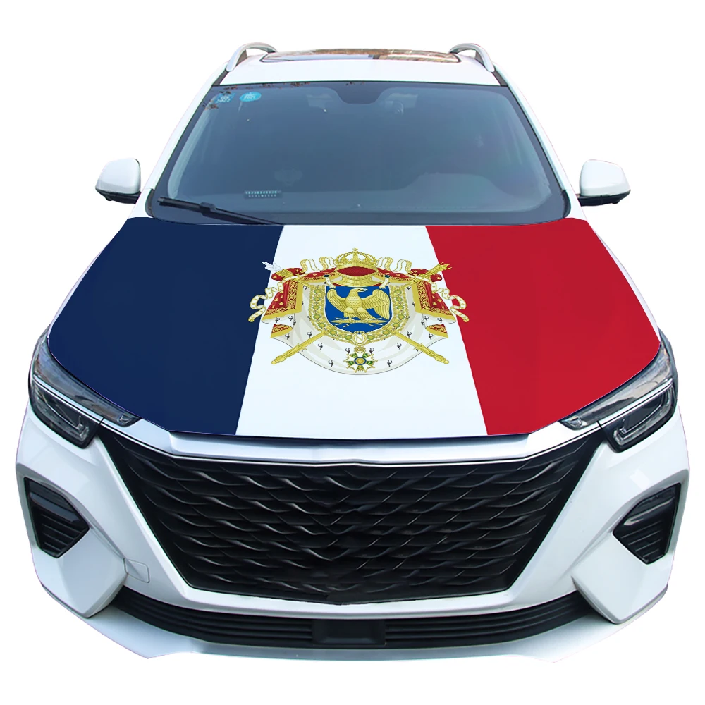 Bandera de Francia napoleónica estándar real para capó de coche - imagen 3
