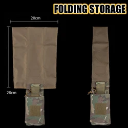 Bolsa MOLLE táctica plegable de despliegue rápido para cinturón