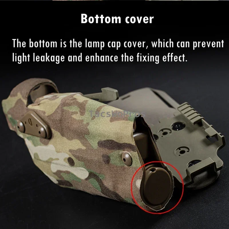 Funda táctica liberación rápida Glock 17 G19 compatible X300 - imagen 5