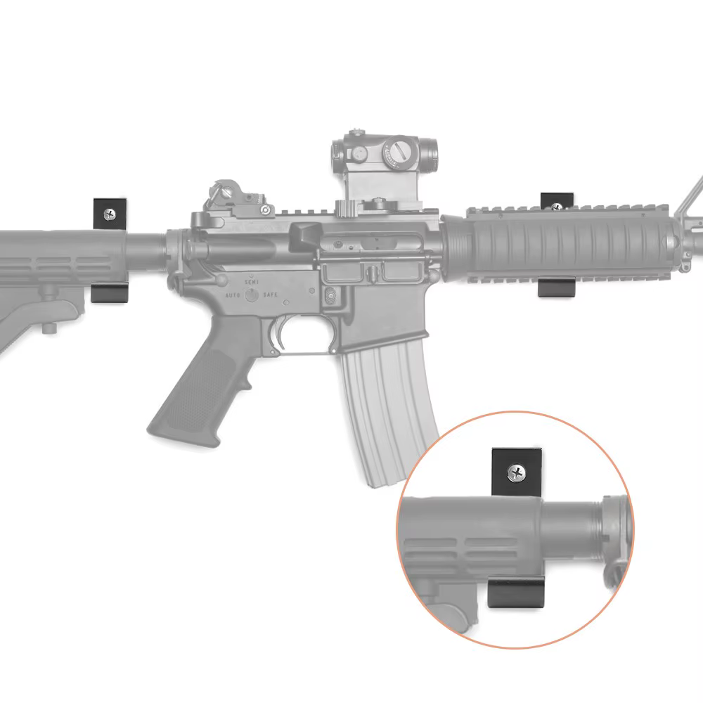 Soporte pared para Rifle y Pistola – Organizador táctico - imagen 2