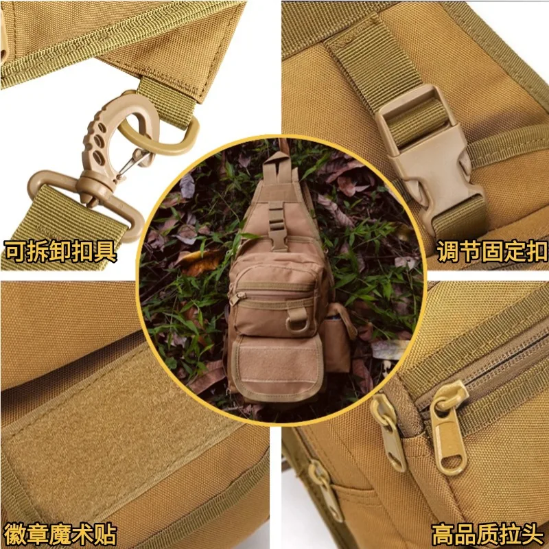 Bolsa táctica pecho camuflaje impermeable Oxford - imagen 5