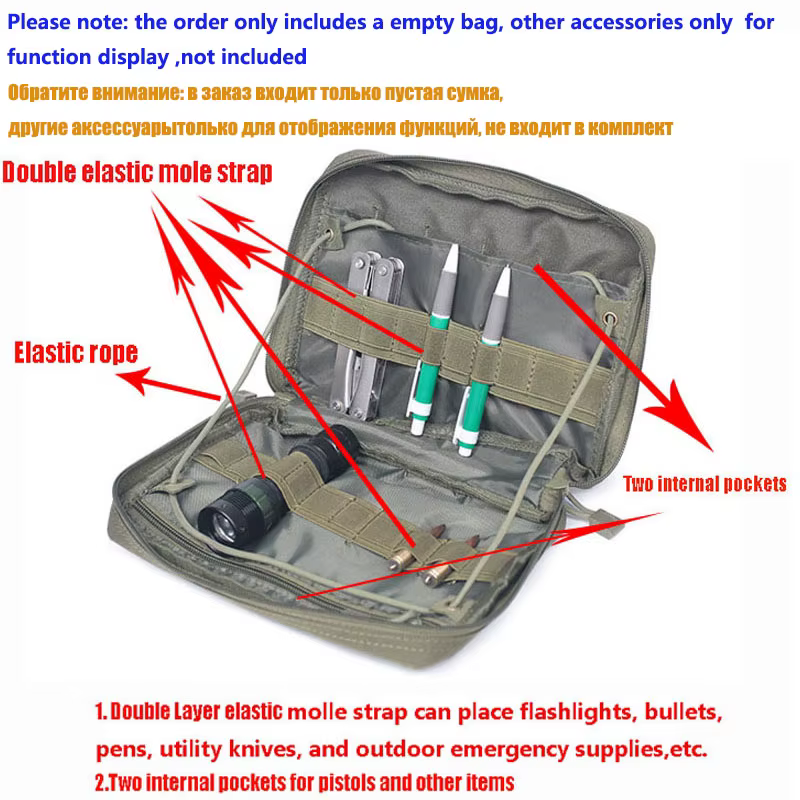 Bolsa médica MOLLE EMT – Primeros auxilios táctico exterior - imagen 4