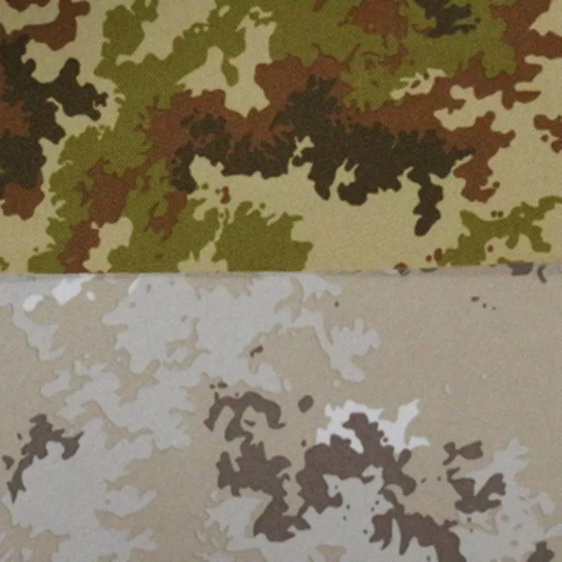 Tela táctica Oxford impermeable camuflaje militar italiano